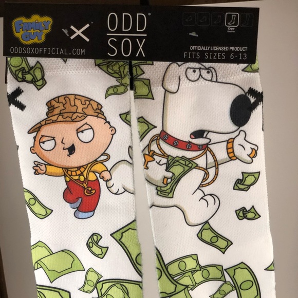 Odd Sox Stewie and Brian NWT - Picture 1 of 1
